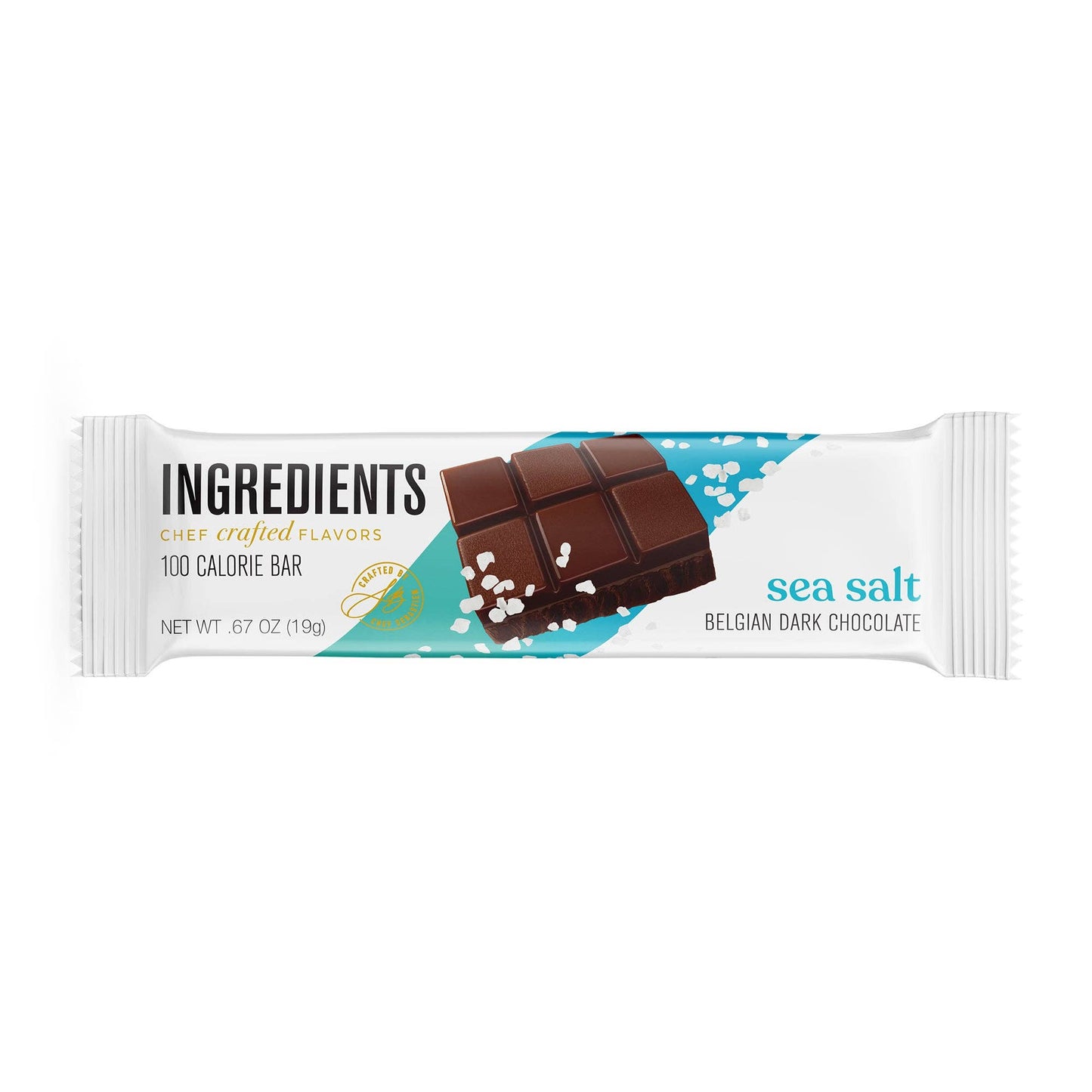 100 Calorie Bar, 54% Belgian Dark Chocolate & Sea Salt