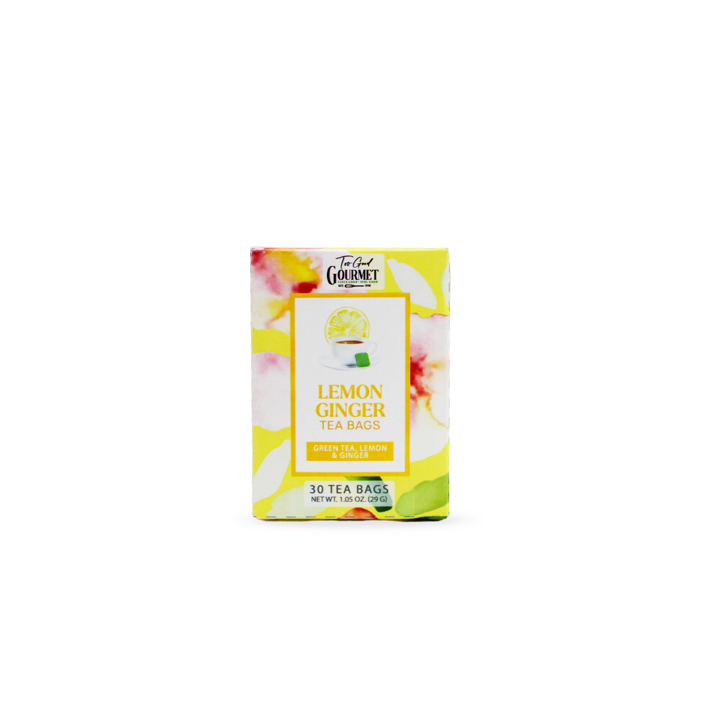 Too Good Gourmet - Spring Everyday Teas - Lemon Ginger, Raspberry, Chamomile