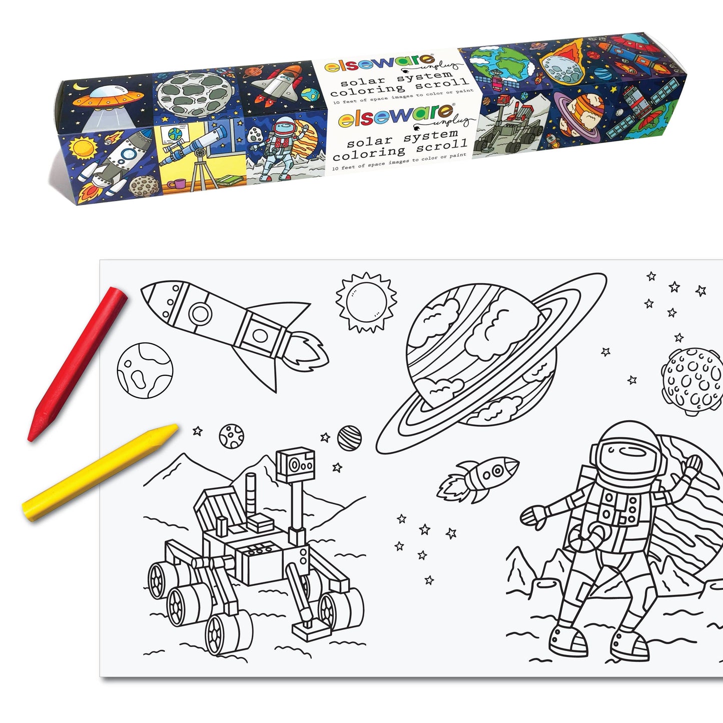 Coloring Scrolls - 10ft with Adhesive Back - Assorted Styles