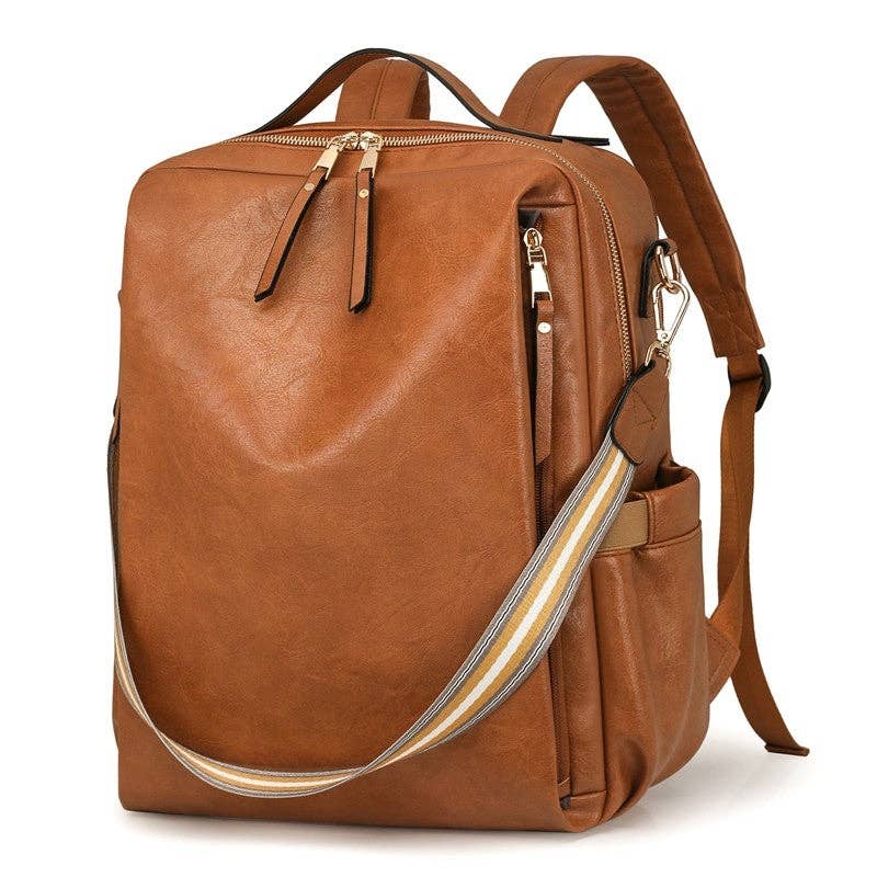 UZ Wholesale Store - Fashionable PU Large Capacity Backpack