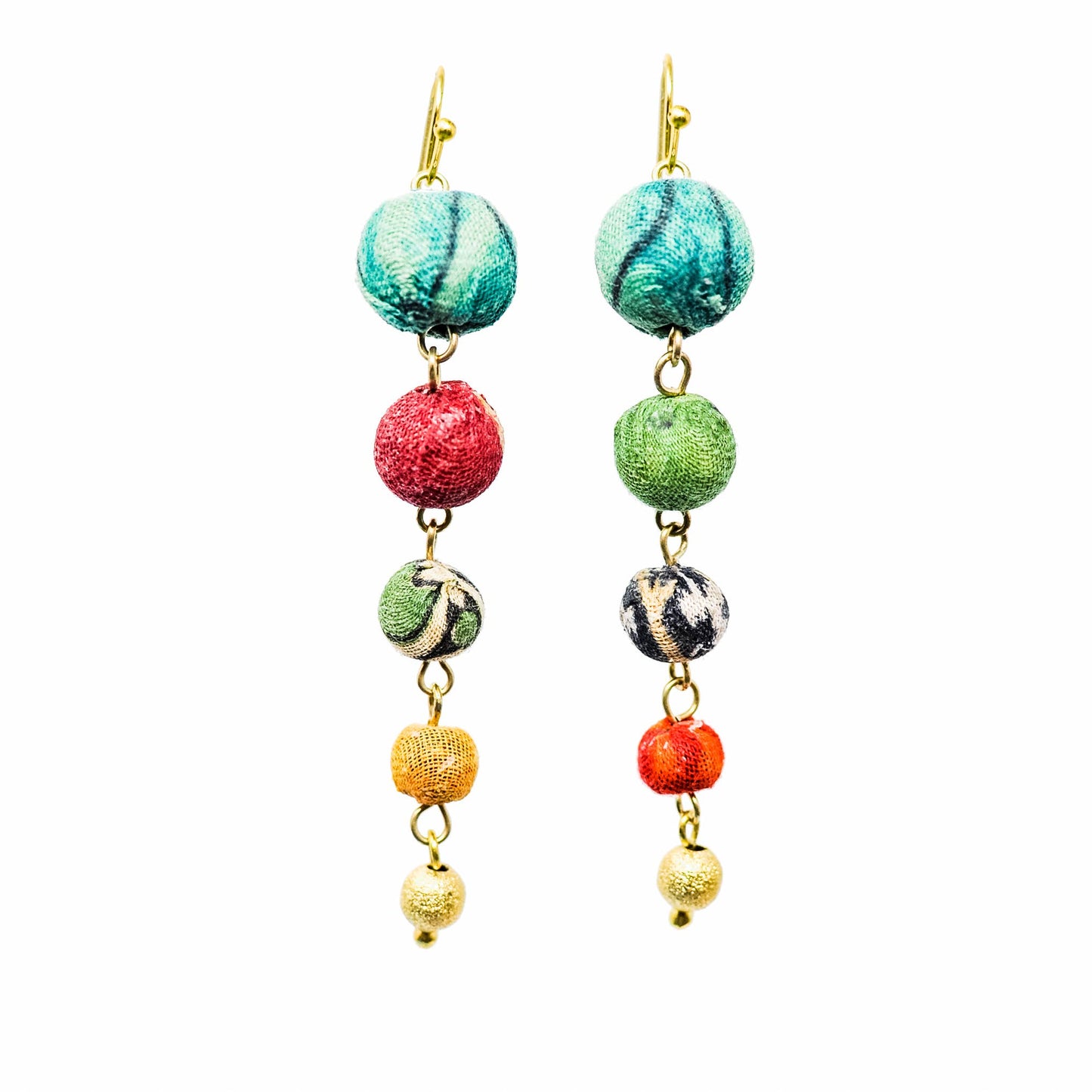 WorldFinds - Evolving Kantha Earrings