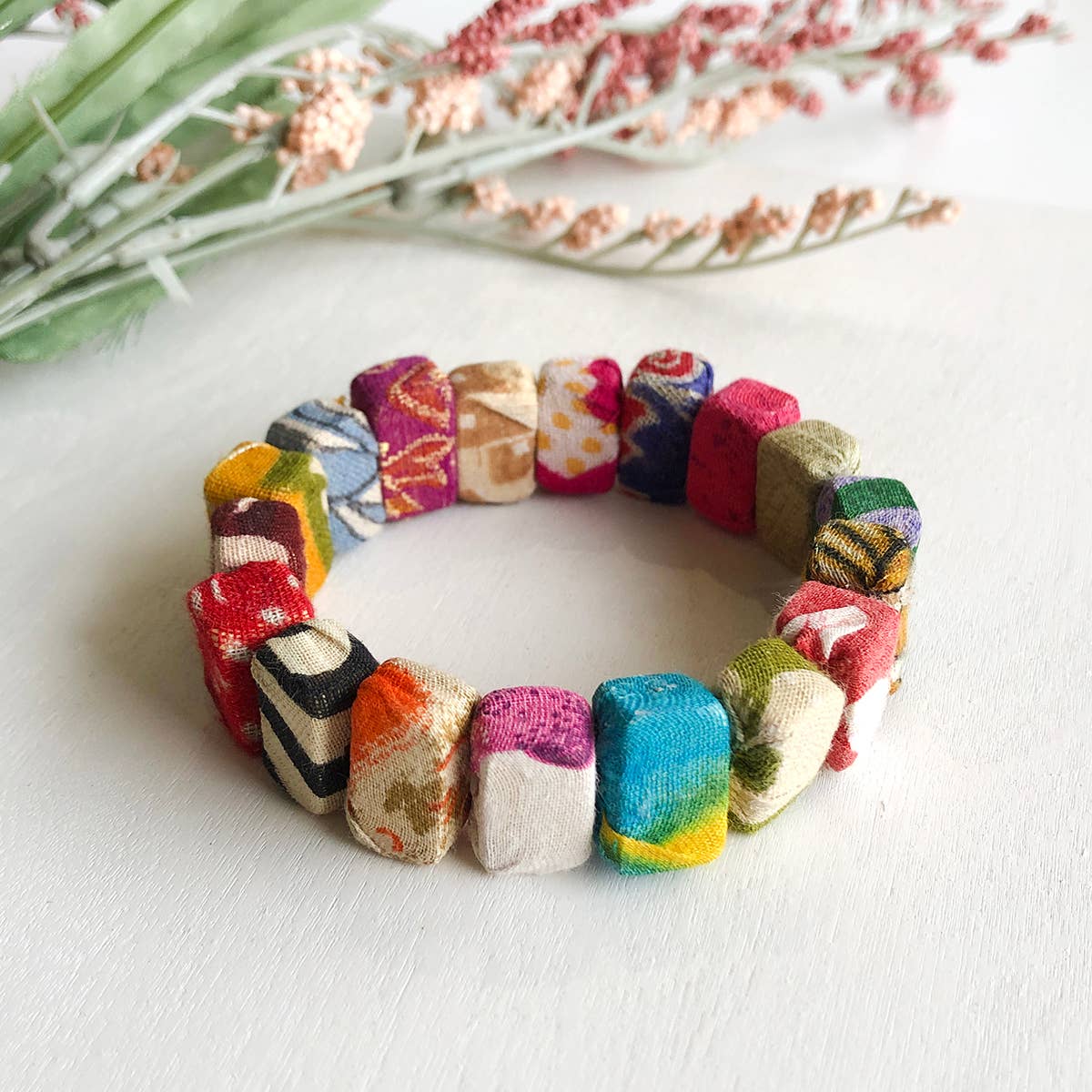 Kantha Block Bracelet |