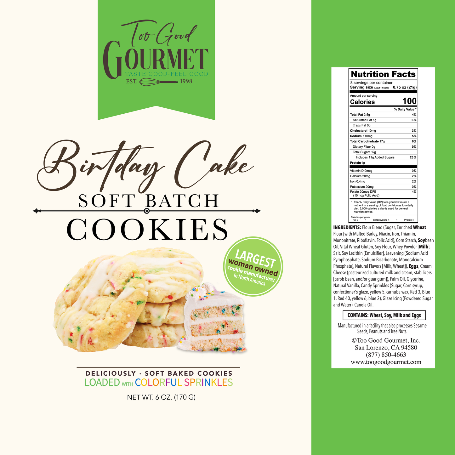 Batter Cookies: Lemon Cake Batter 6oz