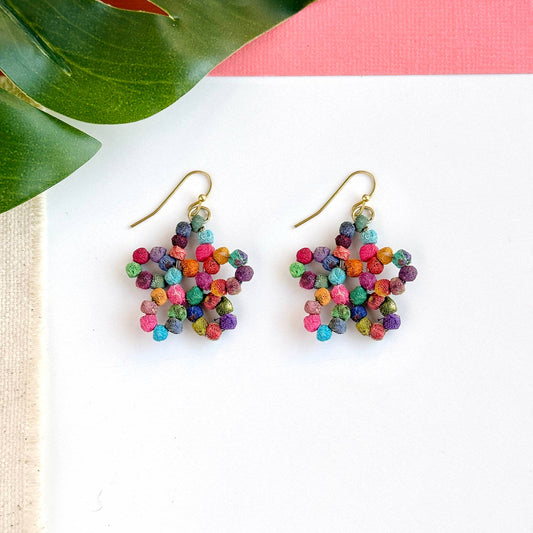 Kantha Milieu Fleur Earrings