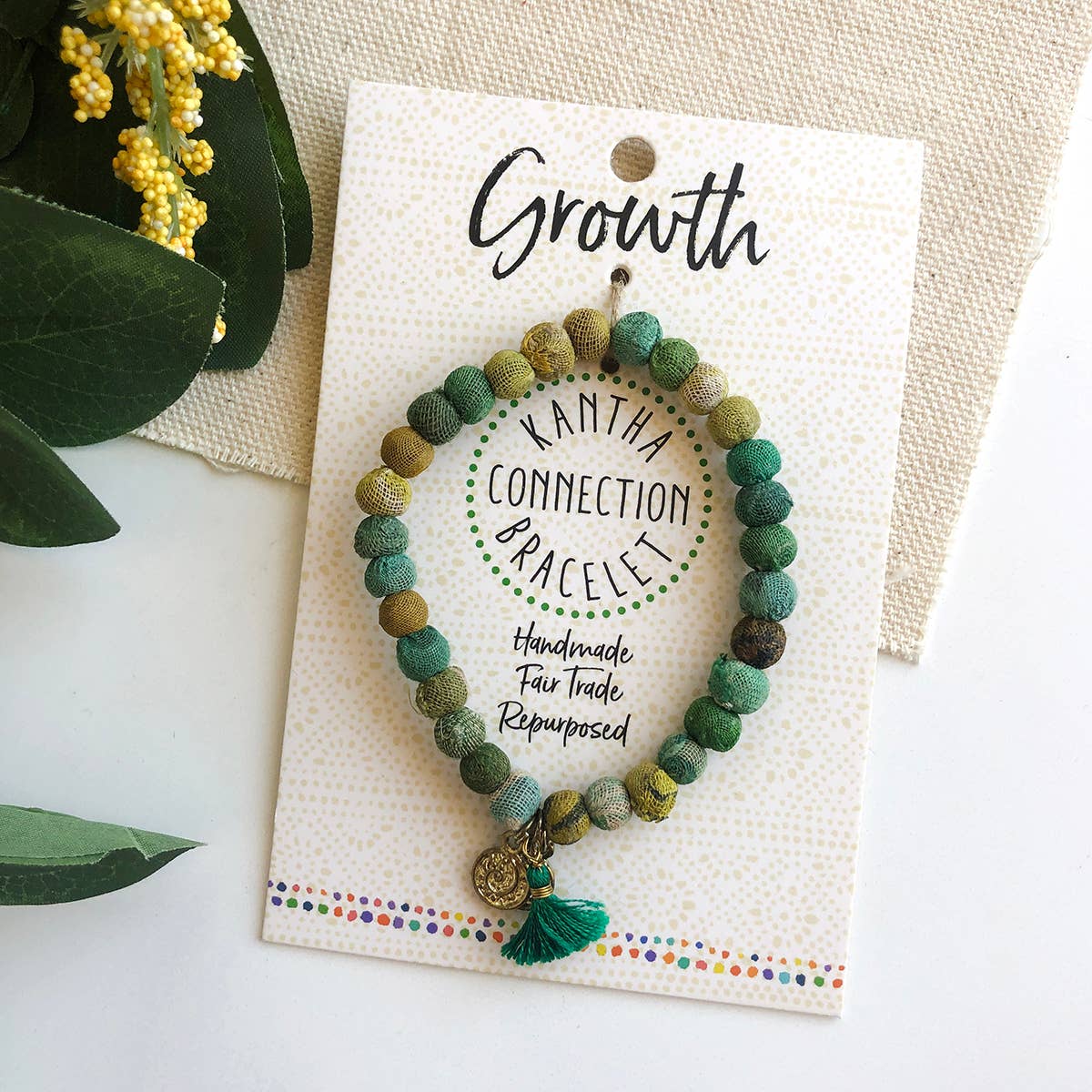 Kantha Connection Bracelet-Growth