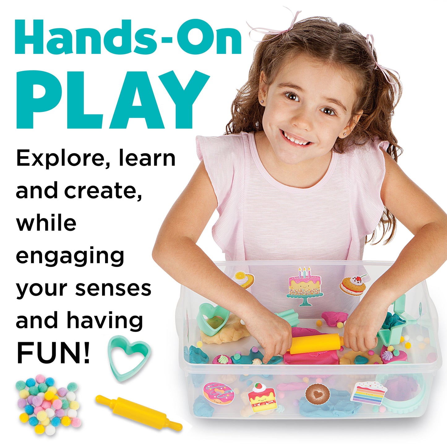 Faber-Castell / Creativity for Kids - Sensory Bin Bake Shop Activity Bin for Kids