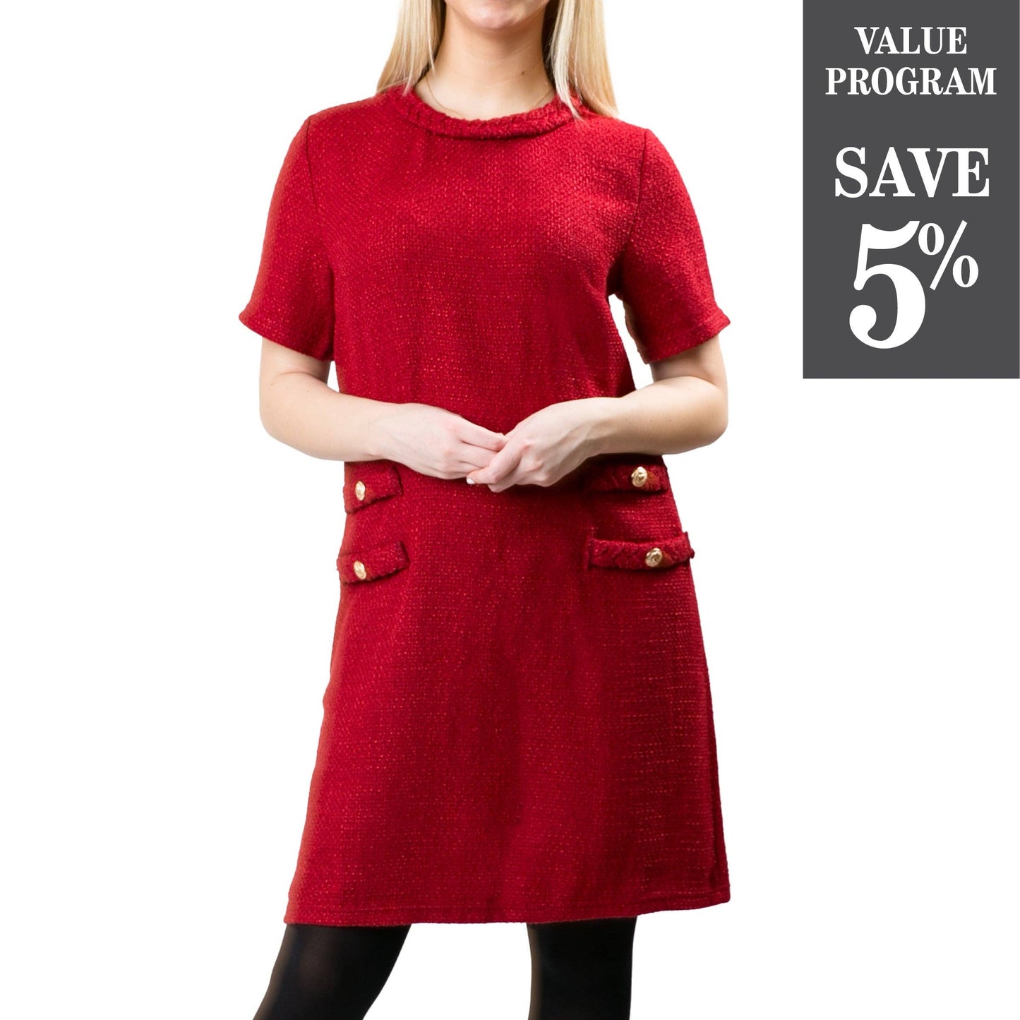 Top It Off - Red Kennedy Dress-Program - Fall 2024