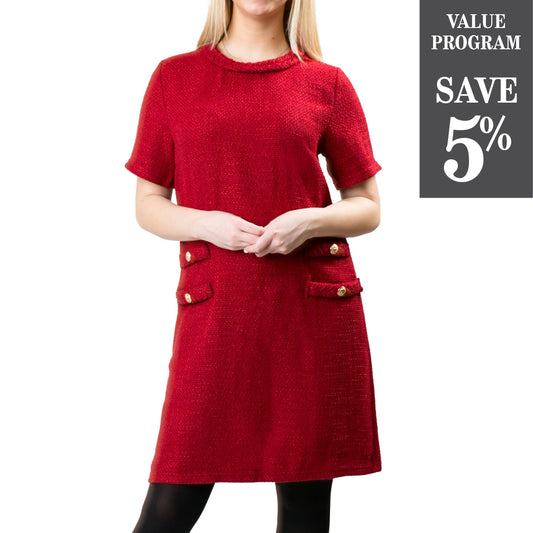 Top It Off - Red Kennedy Dress-Program - Fall 2024