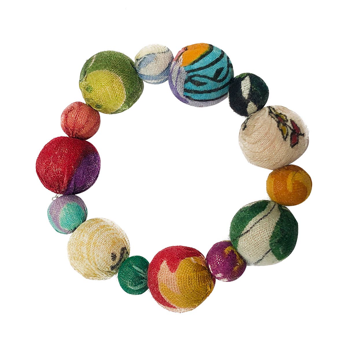 WorldFinds - Betty Bauble Kantha Bracelet