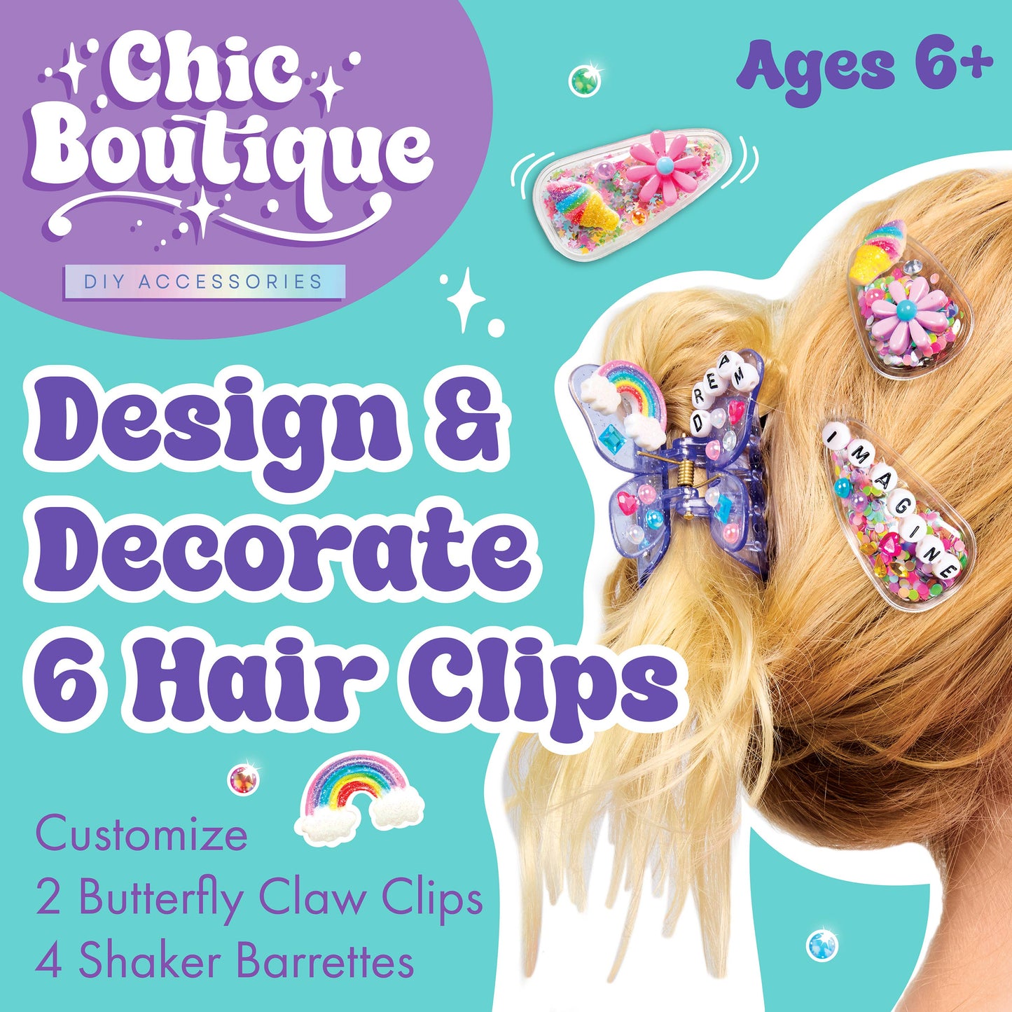 Faber-Castell / Creativity for Kids - Chic Boutique DIY Hair Clip Kit for Kids