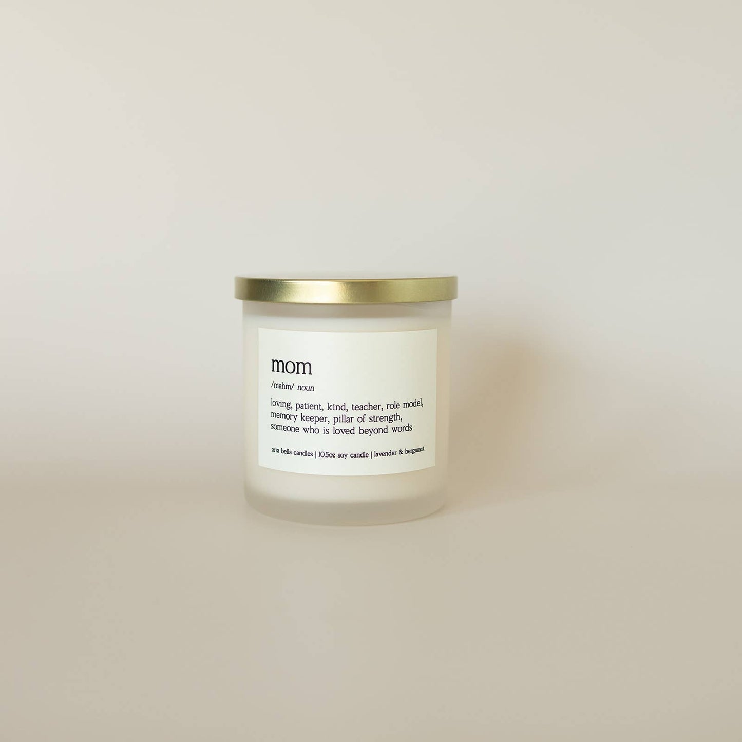 Mom Definition Soy Candle 10.5oz Glass Jar