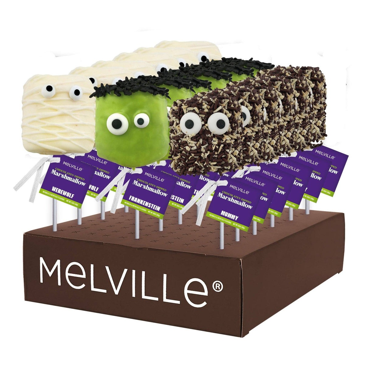 Giant Marshmallow Pops - Assorted Halloween Creatures