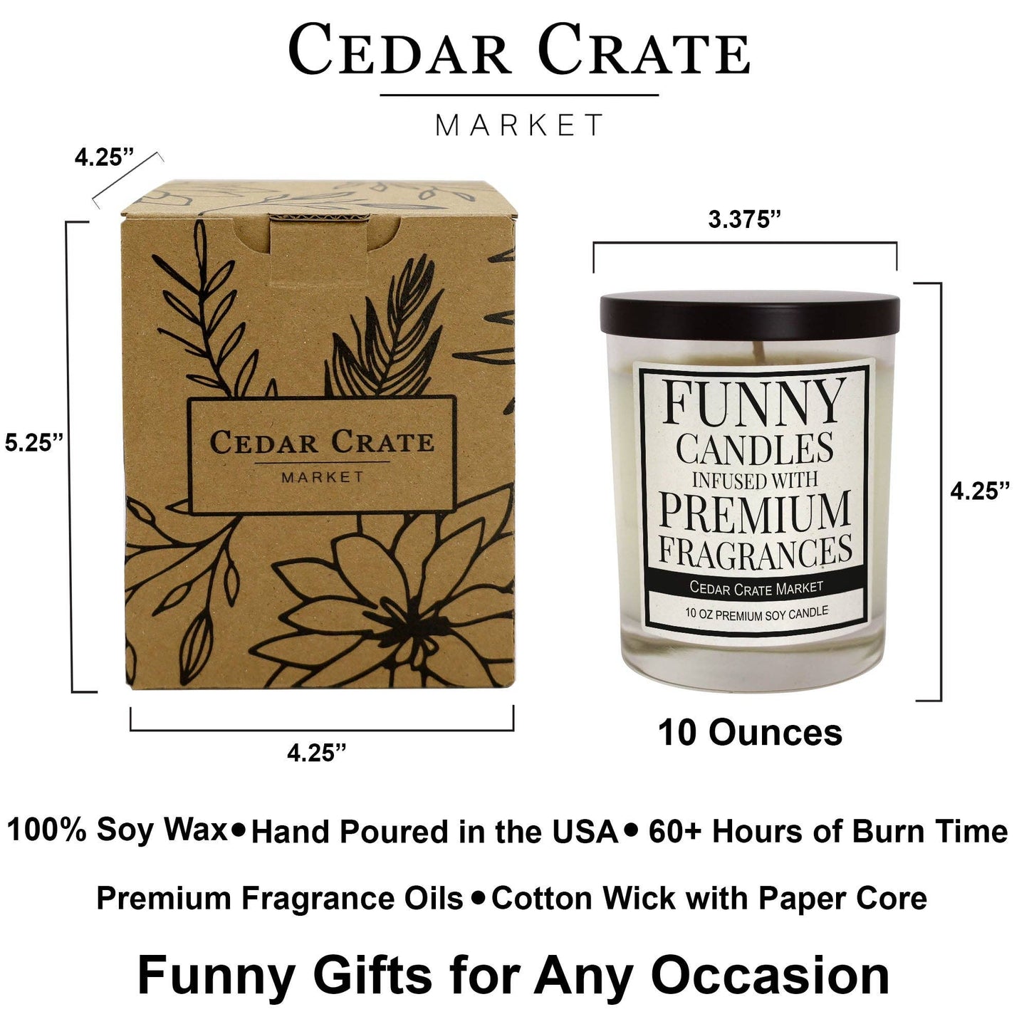 Cedar Crate Market - Retirement - Never Forget The Difference You Make Candle