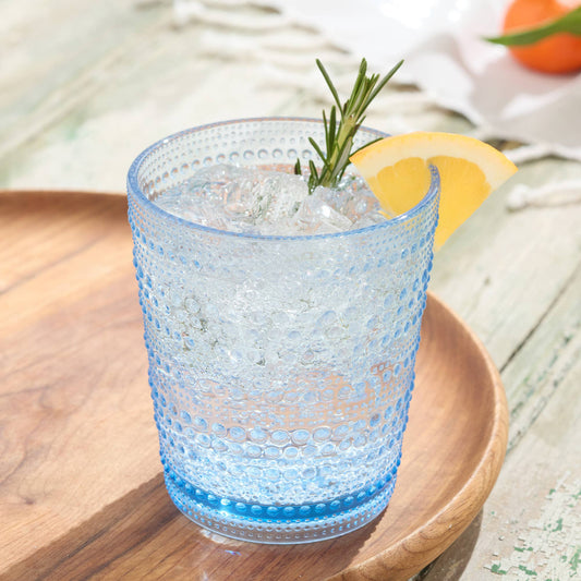 Certified International - Santa Fe  Blue Acrylic DOF Glass 16 oz.