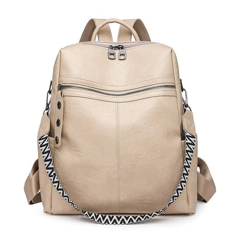 UZ Wholesale Store - Fashionable PU Large Capacity Backpack