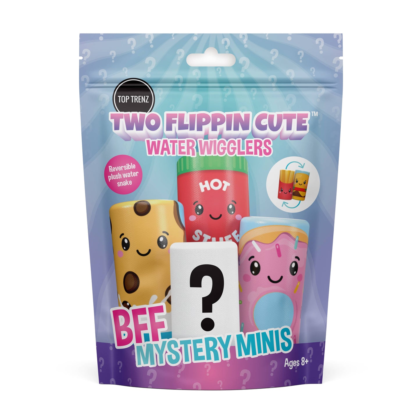Top Trenz Inc - Two Flippin' Cute - Plush Water Wigglers BFF Mystery Minis