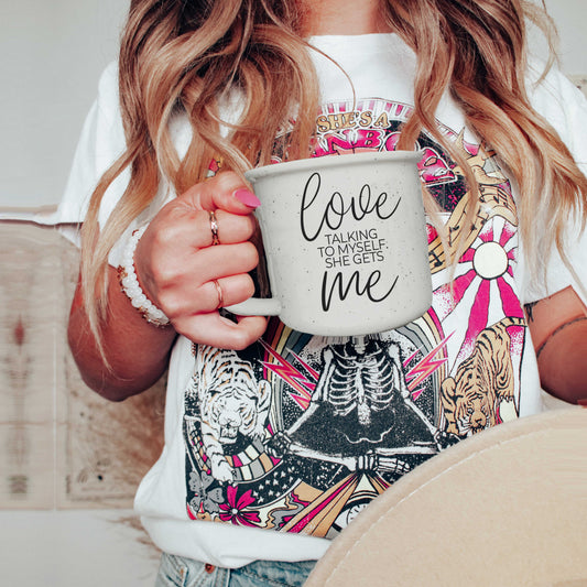 Gia Roma - Funny Coffee Mugs for Women | Self Love Gifts | Ceramic Cups
