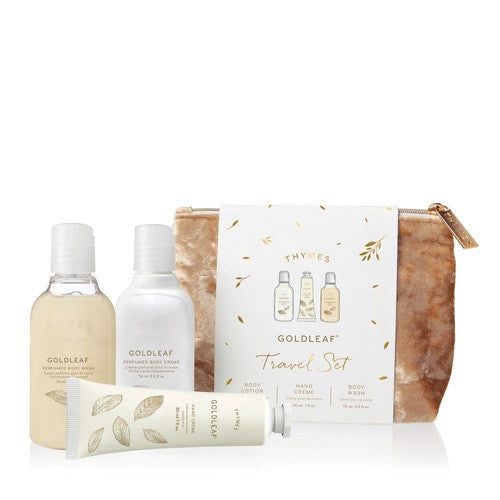 Goldleaf Travel Set with Beauty Bag