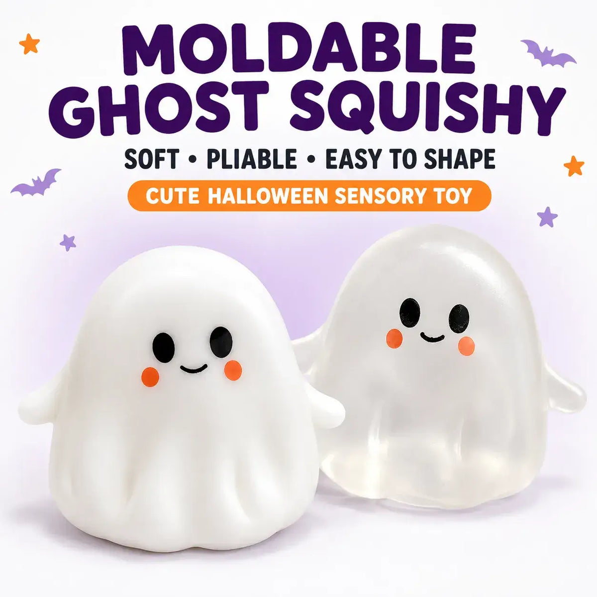 Accessiorie (We Pay All Duties) - Moldable Halloween Ghost Stress Relief Squeeze Toy