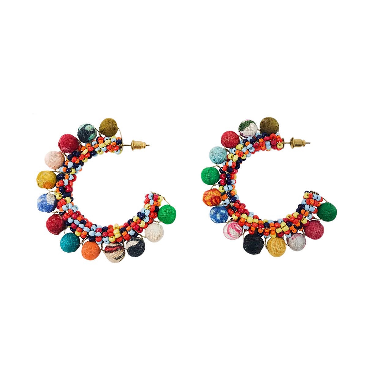 Confetti Kantha Hoops