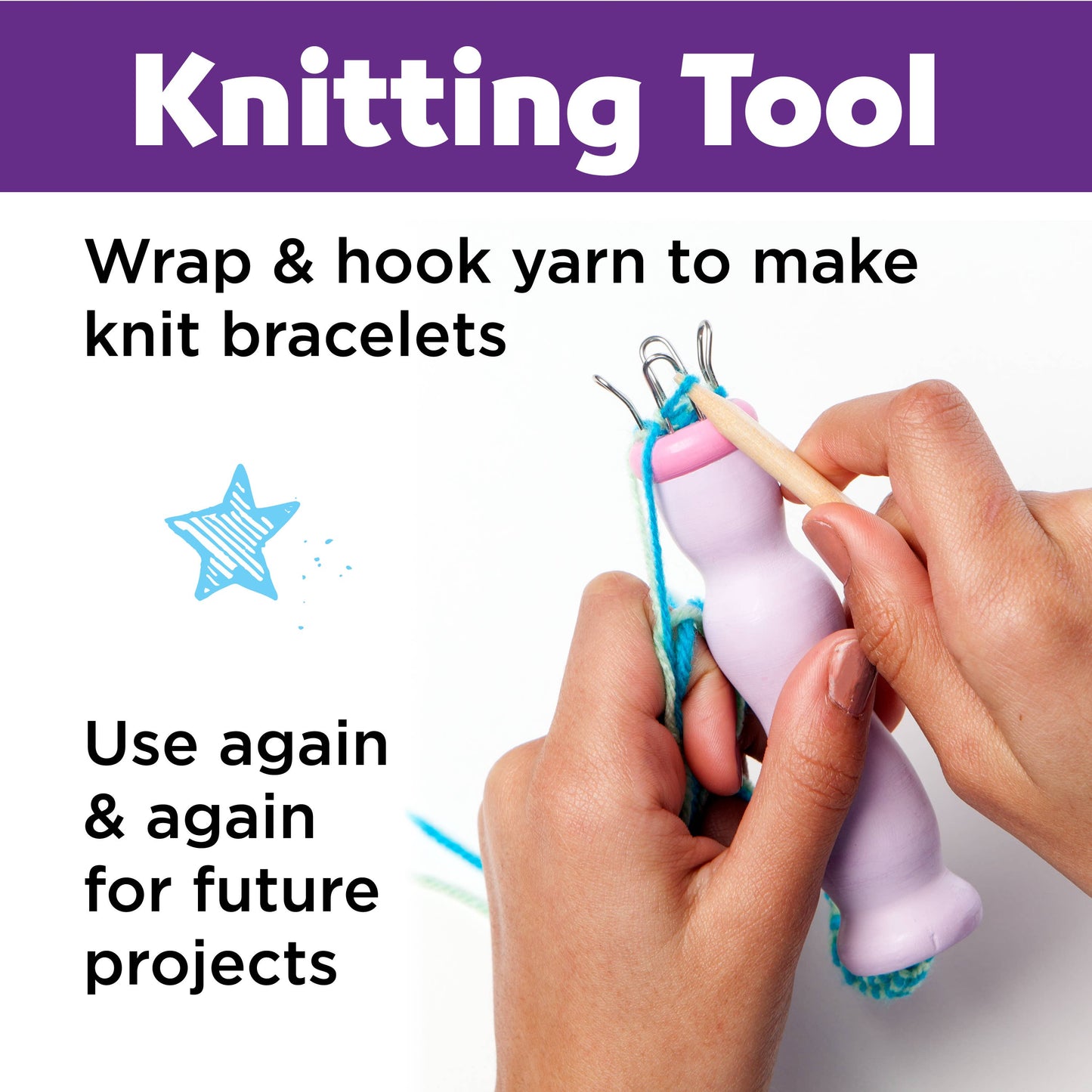 Quick Knit Charm Bracelets DIY Craft Kit