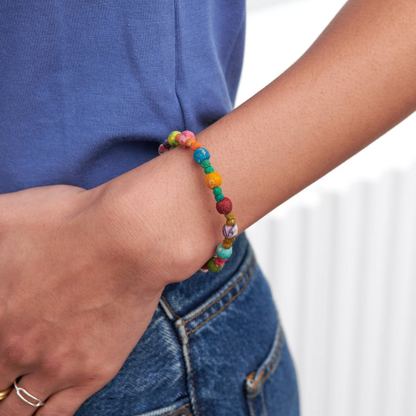 Kantha Duet Bracelet