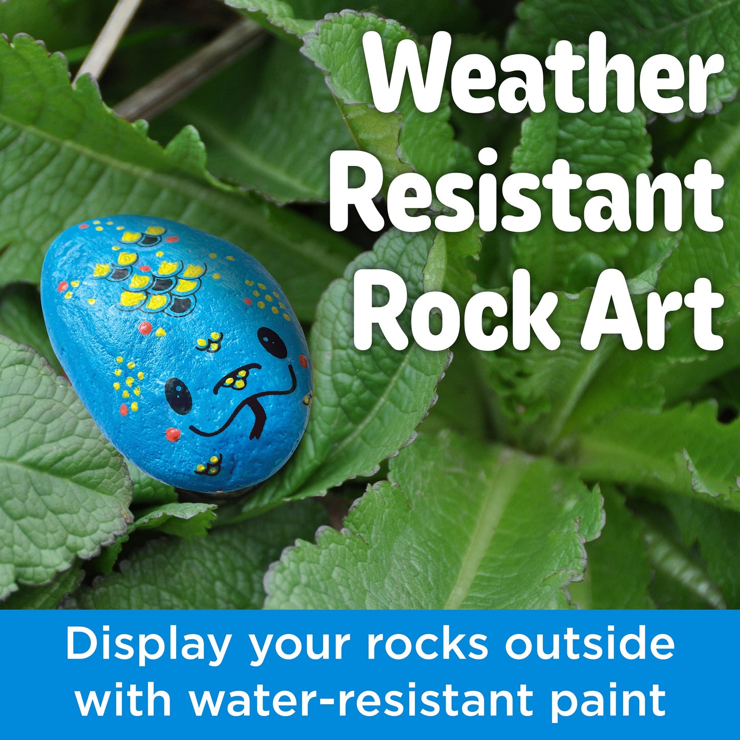 Rock Snake Bucket - Rock Painting Craft
