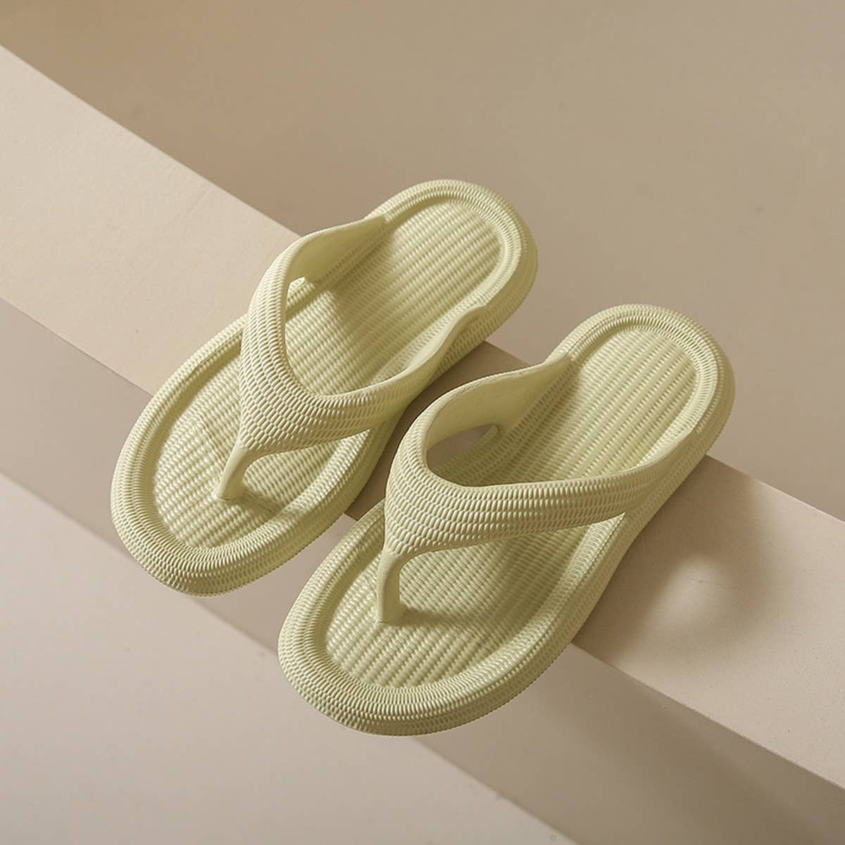 ACCITY - EVA SOLID COLOR FLIP-FLOPS SUMMER BEACH SLIPPERS_CWSHS0690