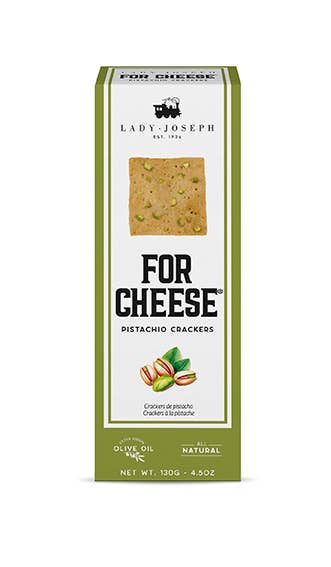 Pistachio and Olive Oil Crackers Vegan For Cheese