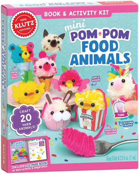 MINI POM-POM FOOD ANIMALS