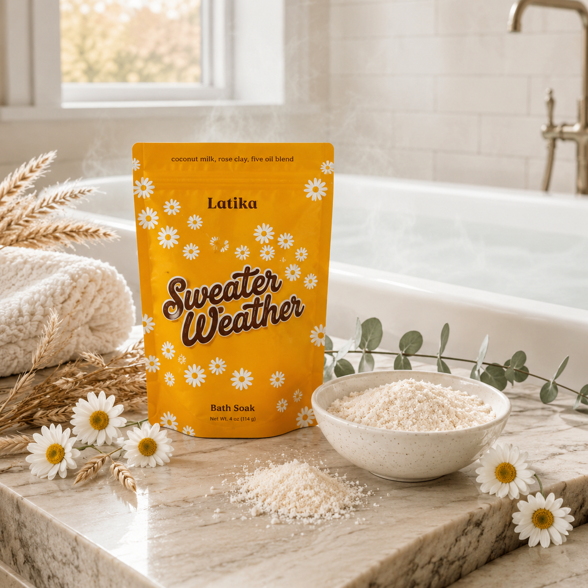 Latika Beauty - Fall Bath Salt - Fig & Amber | Sweater Weather