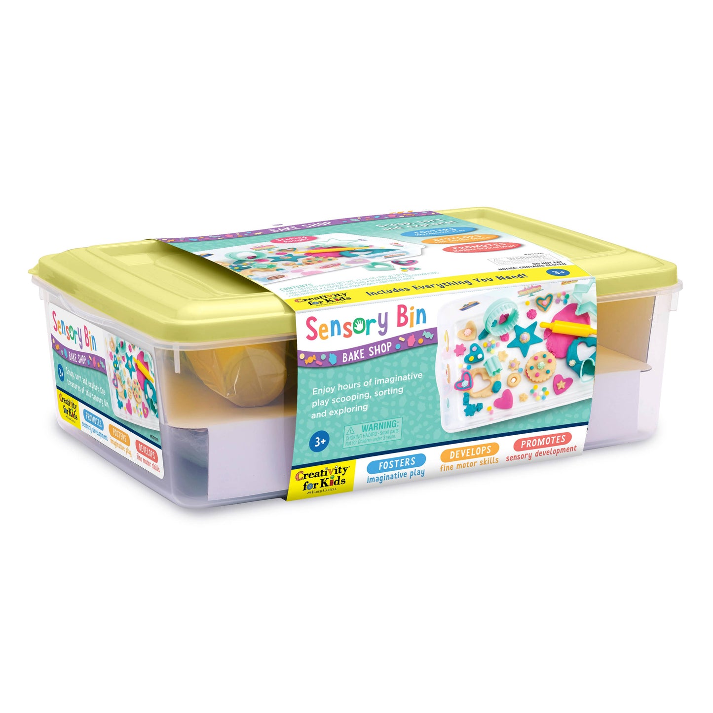 Faber-Castell / Creativity for Kids - Sensory Bin Bake Shop Activity Bin for Kids
