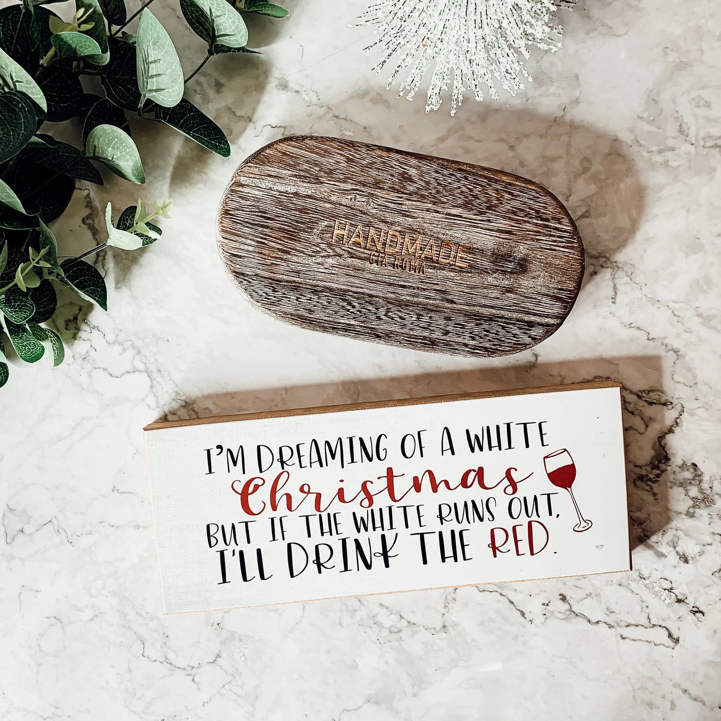 Gia Roma - Have Yourself a Merry Little Christmas, Wooden Holiday Signs