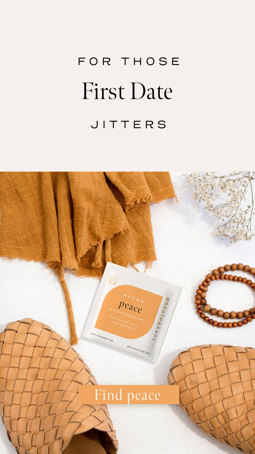 Breatherapy - PEACE Mindfulness Aromatherapy Inhalation Patches (8pack)