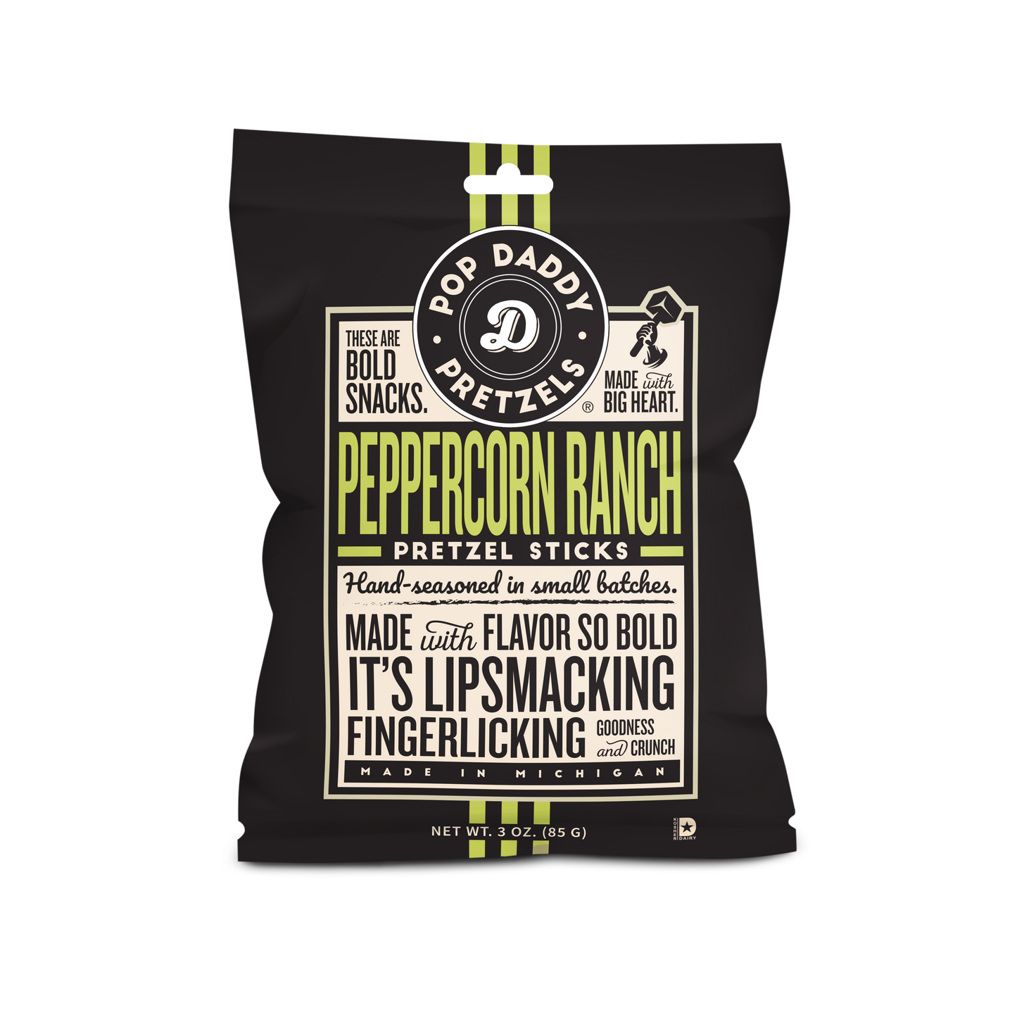 Seasoned Pretzels - 3oz - Peppercorn Ranch