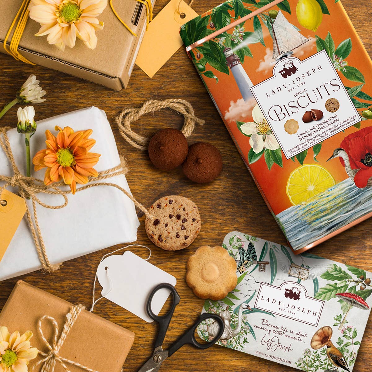 Cookies Assortment. (Gift Tin) Vegan and Vegetarian Canister