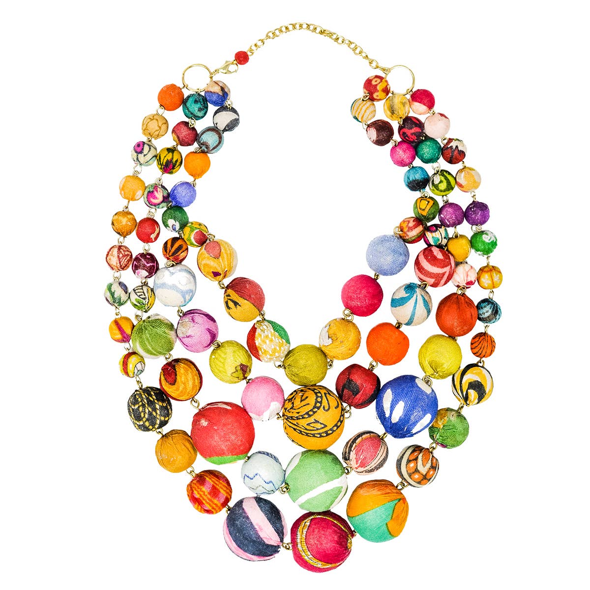 WorldFinds - Kantha Orb Necklace