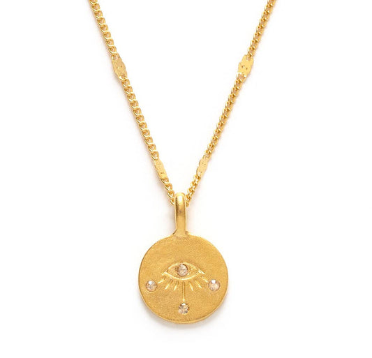 Eye of Protection Necklace - Turquoise