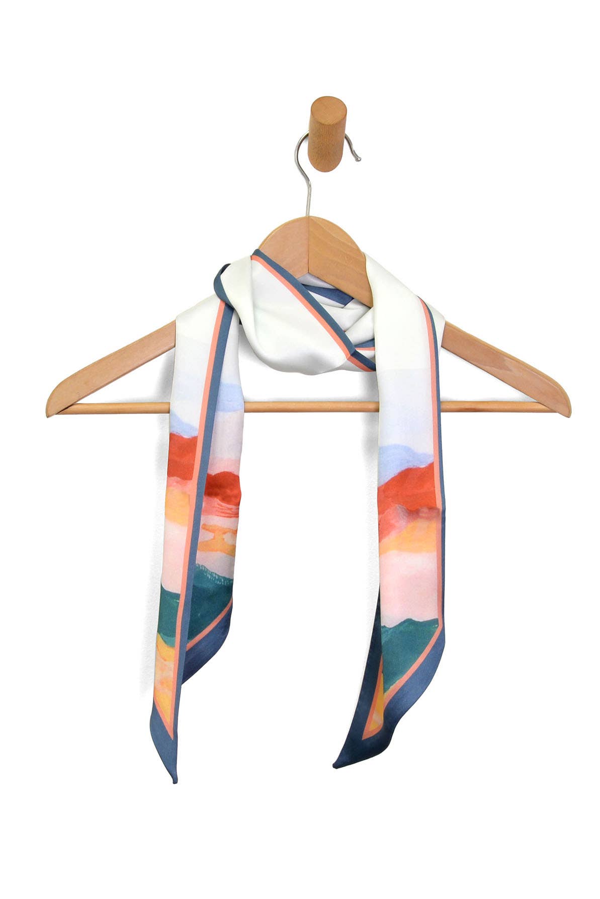 Multi Agate Double Sided Scarf 145x13