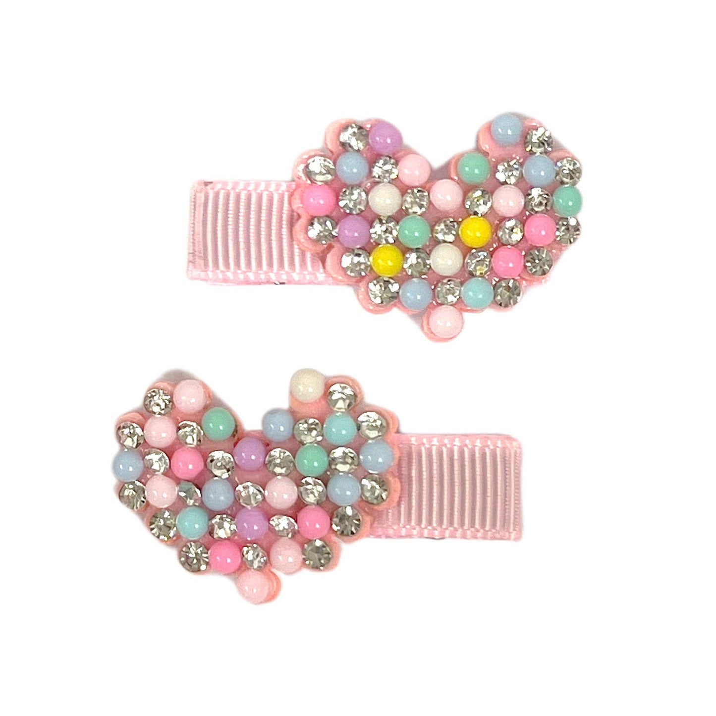 Pink Poppy USA - Pearl Rhinestone Hair Clips | Pack Of  6
