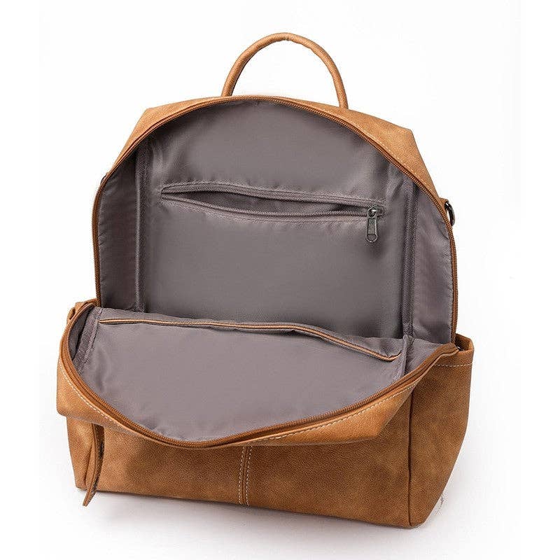 UZ Wholesale Store - Fashionable PU Large Capacity Backpack