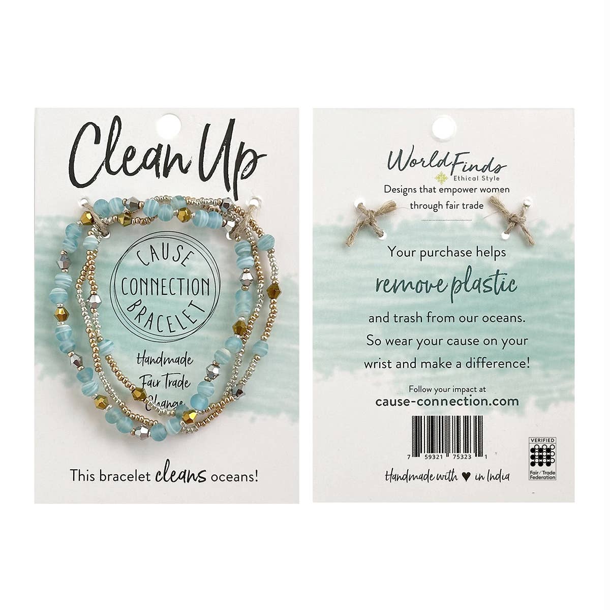 Clean Up • Cause Bracelet-WorldFinds