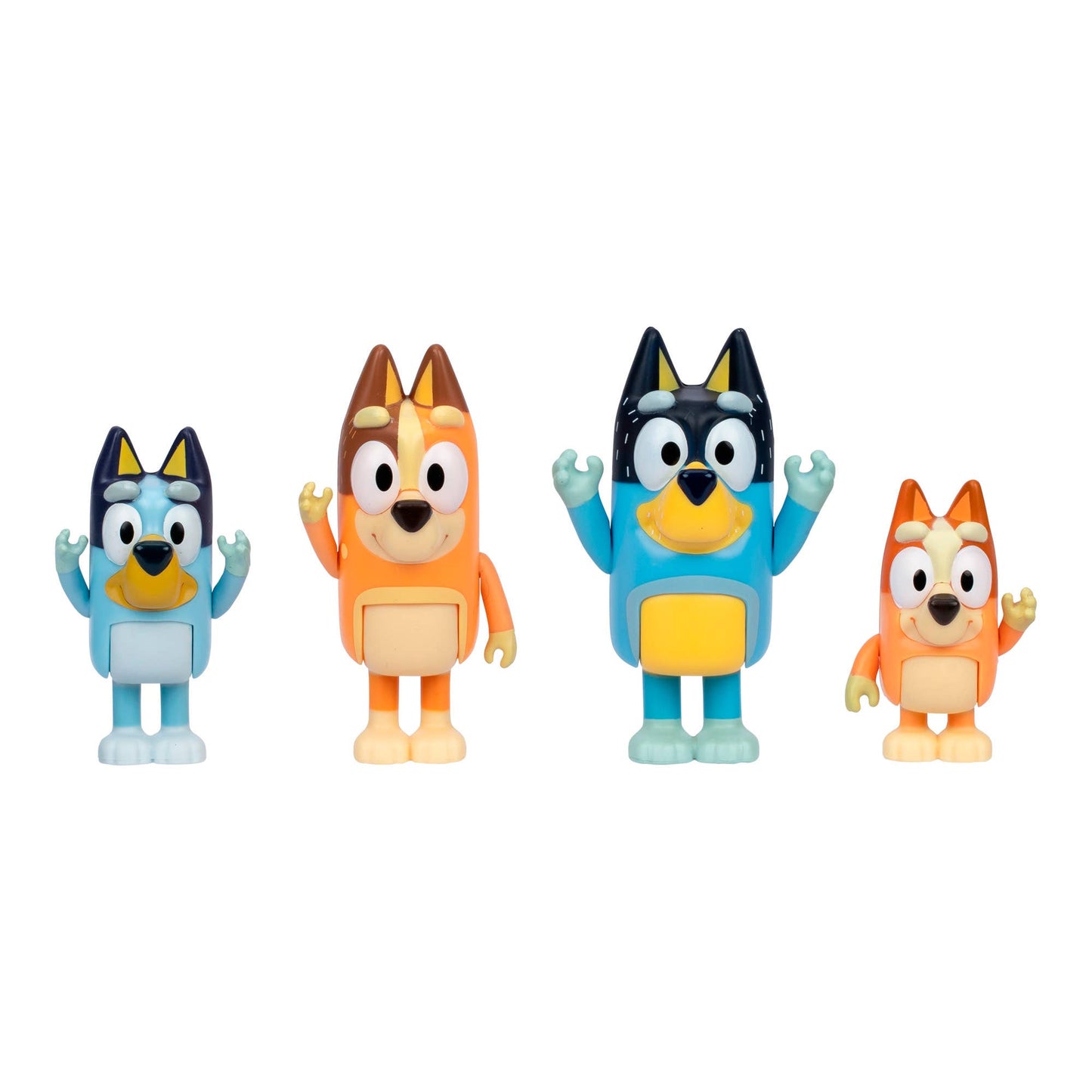 Moose Toys - Bluey Family 4-Pack Figure Set