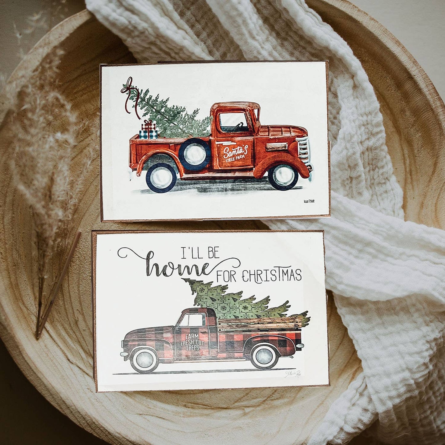 Gia Roma - Have Yourself a Merry Little Christmas, Wooden Holiday Signs