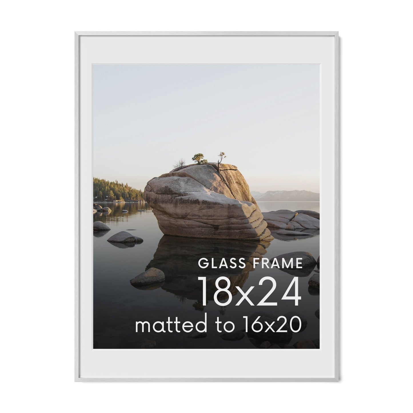 Haus and Hues - Silver Metal Frame with Glass