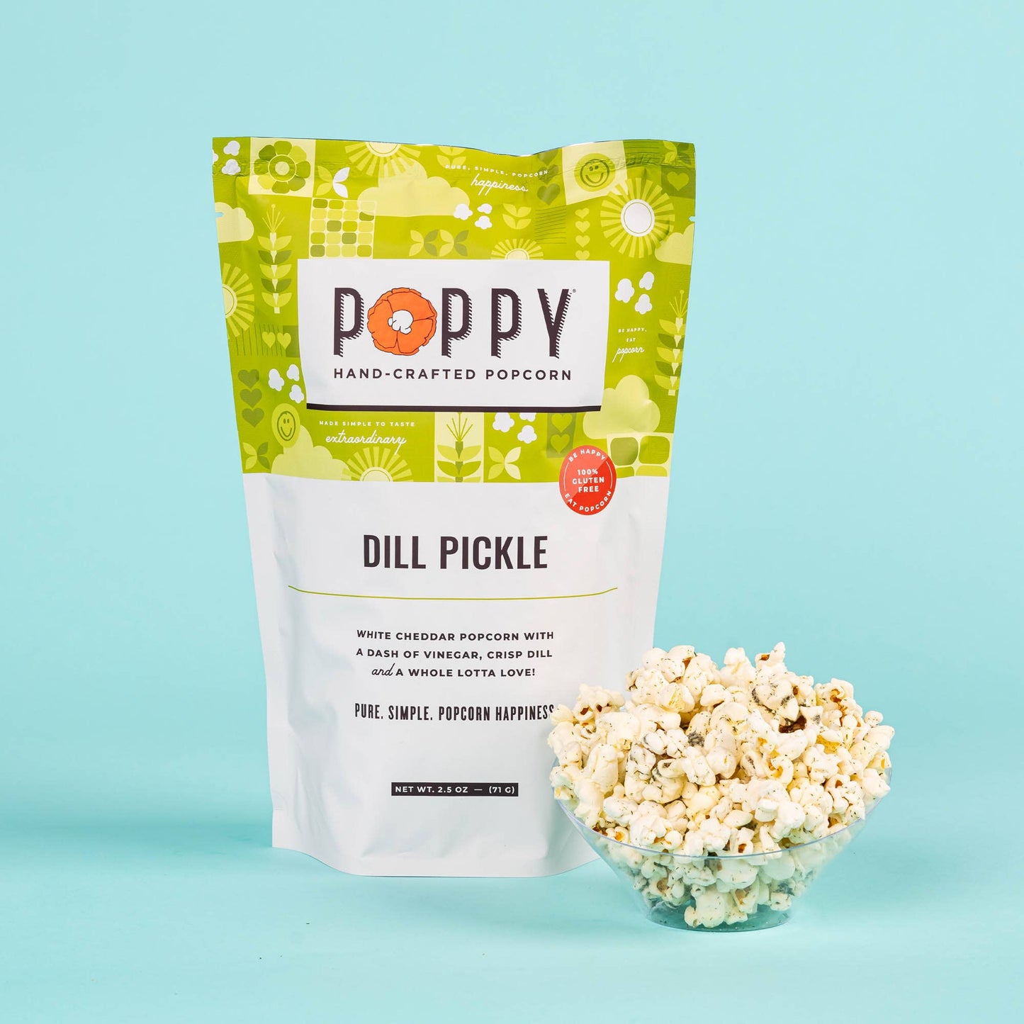 Dill Pickel Market Bag Popcorn