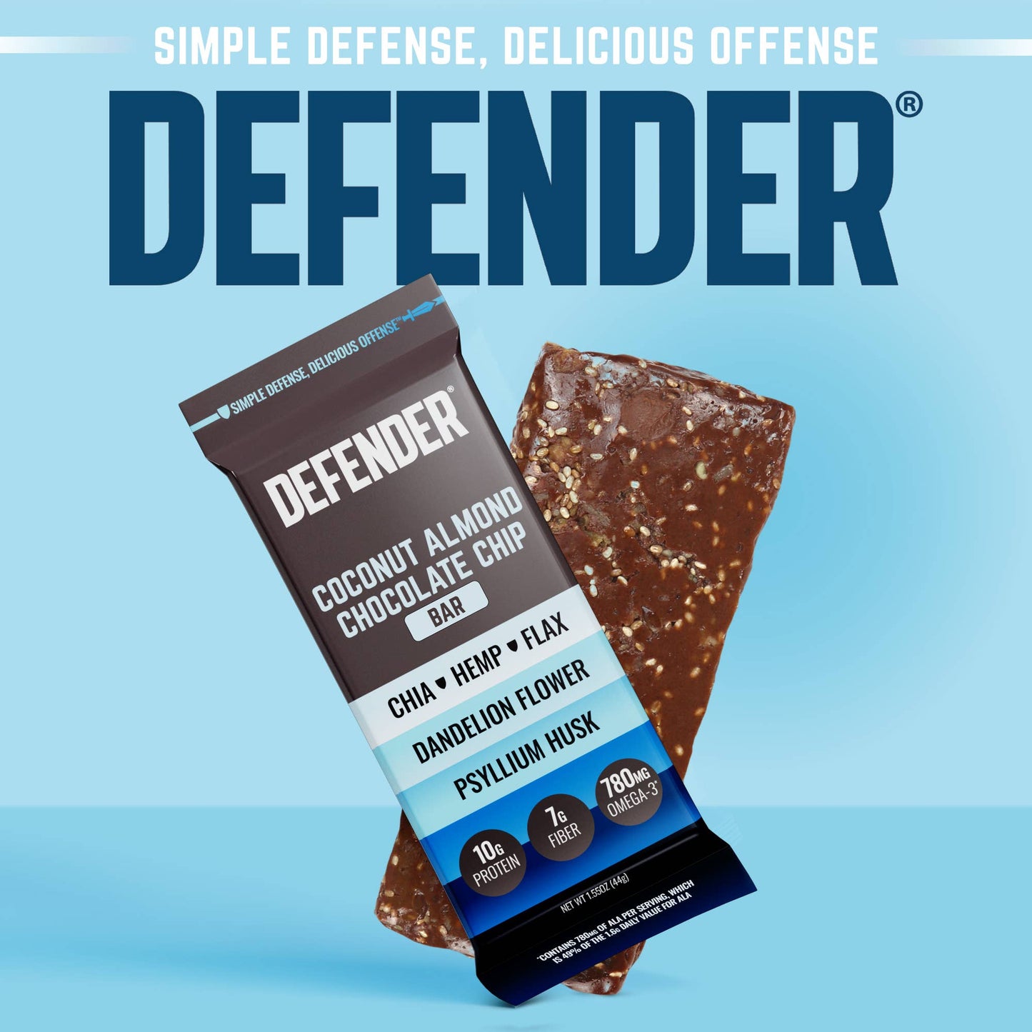 Coconut Almond Chocolate Chip Defender Bar