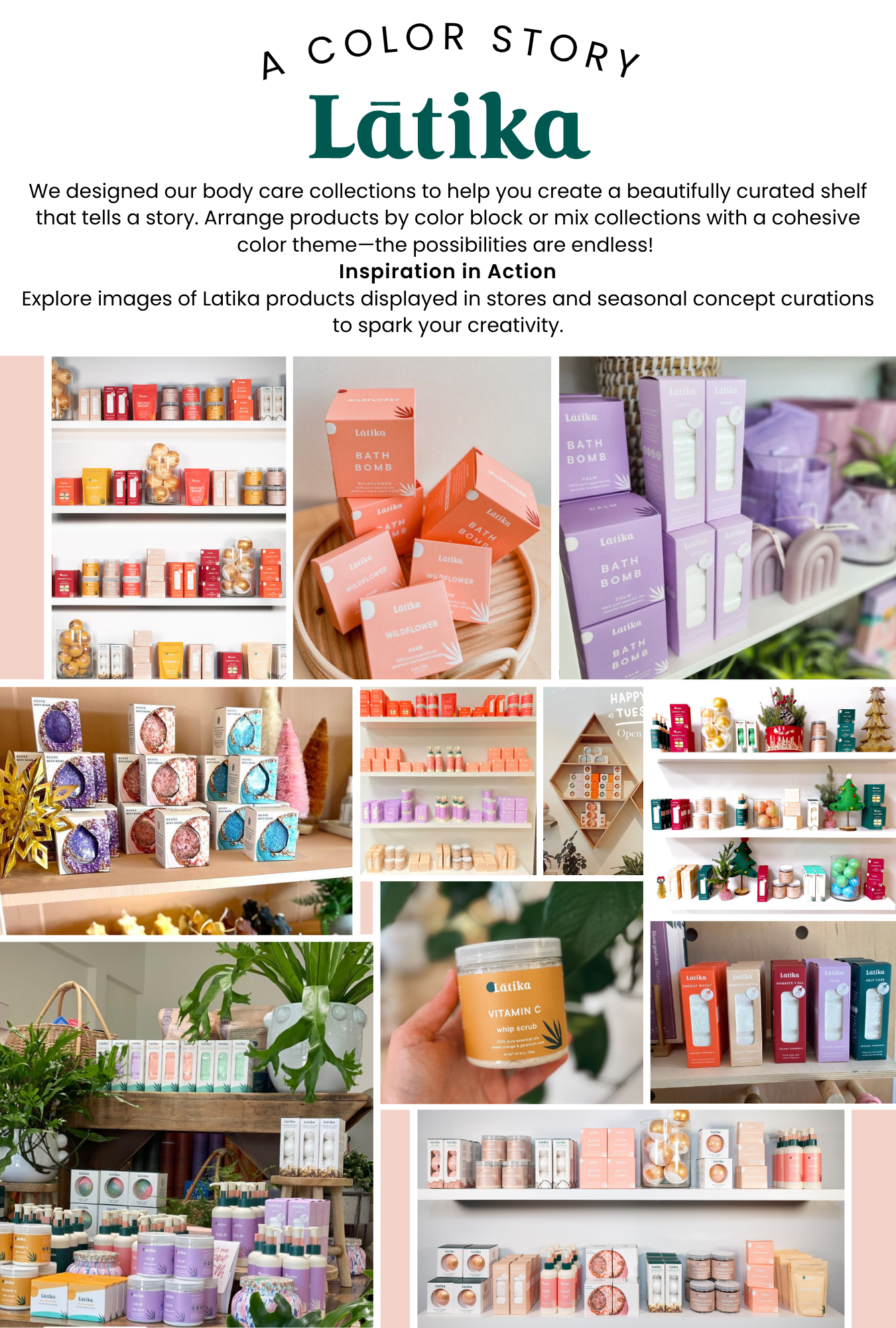 Latika Beauty - Pink Holiday💗 Wildflower - Essential Oils Hand - Body Cream