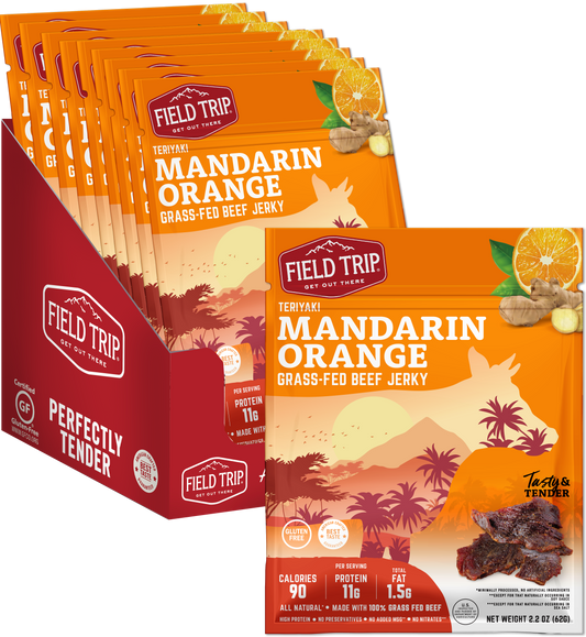 Mandarin Orange Teriyaki Beef Jerky (2.2oz)