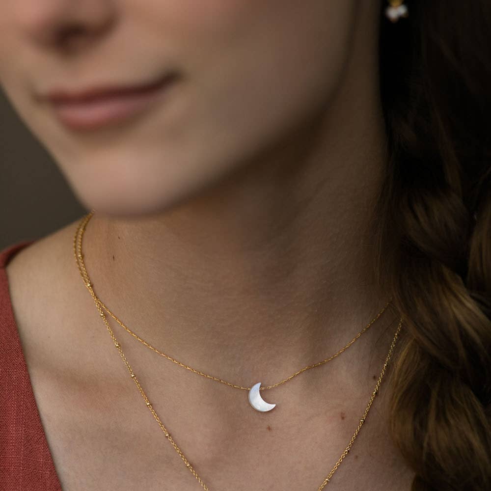 Amano Studio - Mother of Pearl Moon Necklace